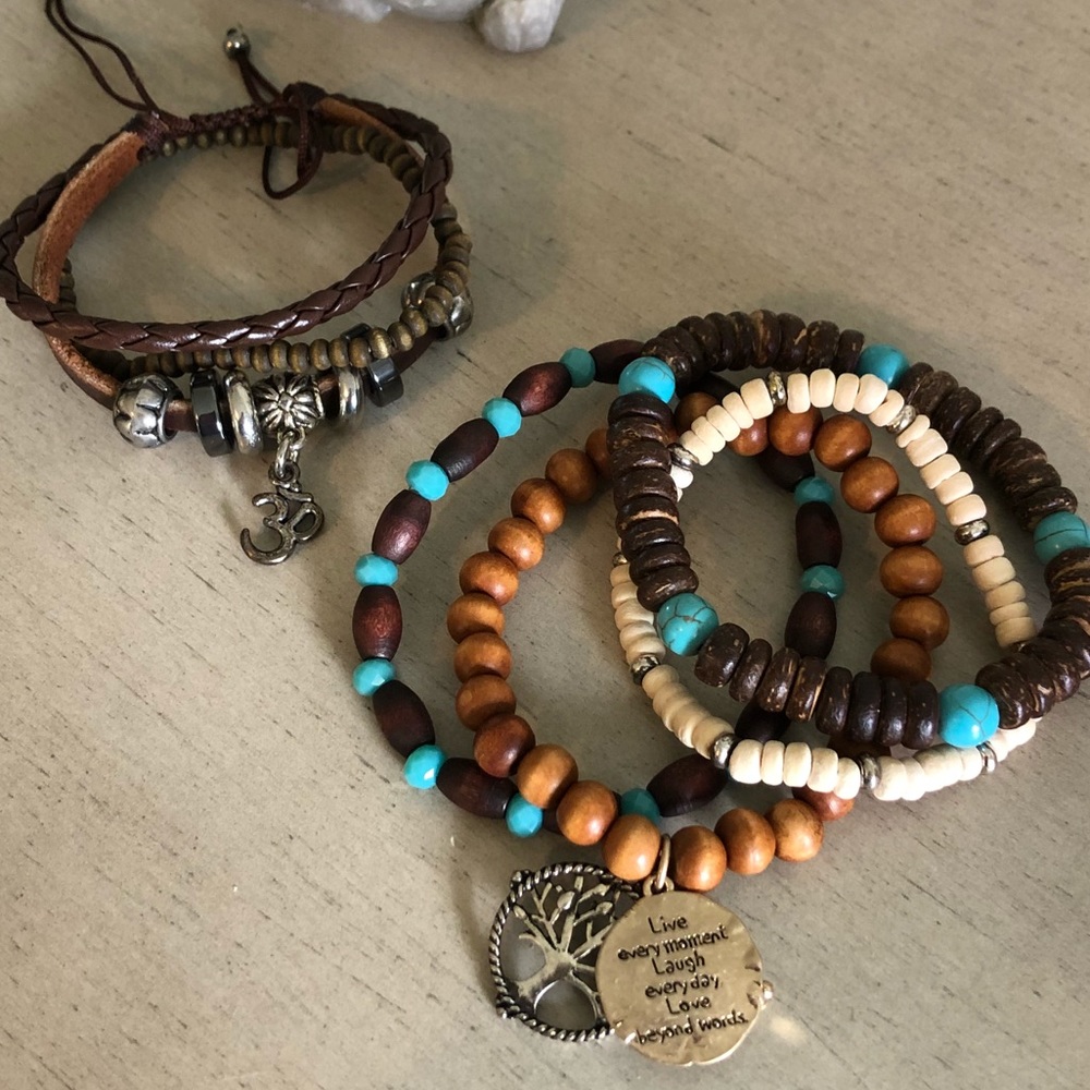 2 good vibe bracelet sets